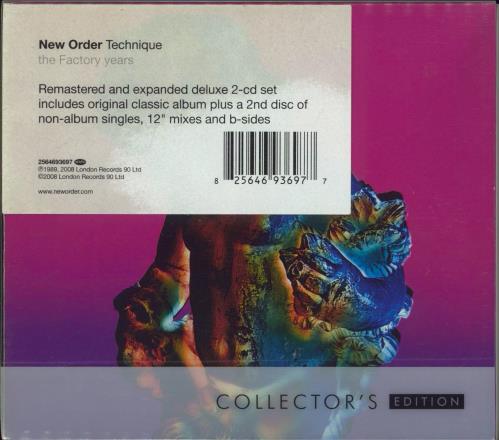 New Order Technique - Collectors Edition UK 2 CD album set